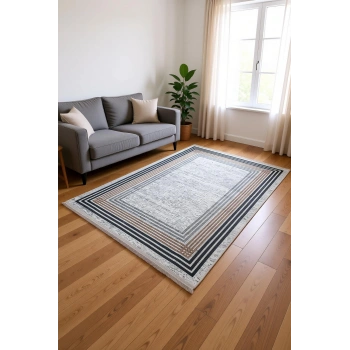 Blghome Dokuma Tabanlı Dijital Baskı Halı BLG3809