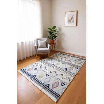 Blghome Dokuma Tabanlı Dijital Baskı Halı BLG3819