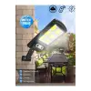 Güneş Enerjili Sokak Lambası Solar Duvar Lambası Hareket Sensörlü 3Mod Uzaktan Kumanda 120 Led Garaj