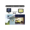 120 LED Ayrı Solar Panel Güneş Enerjili 3 Mod Duvar Lambası 5 METRE Kablolu Bahçe Aydınlatma