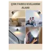Mıknatıslı Uzaktan Kumandalı Çift Taraflı Duvar Aplik LED Aydınlatma 3 Renk USB Şarjlı