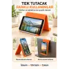 Esnek Silikon Telefon ve Tablet Tutacağı – Şekil Verilebilir Masaüstü Standı, Turuncu