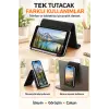 Esnek Silikon Telefon ve Tablet Tutacağı – Şekil Verilebilir Masaüstü Standı, SİYAH