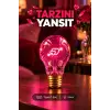 Oklu Kalp Şeklinde Neon Dekoratif Masa Lambası Ampul Şeklinde Yeni Nesil Aydınlatma