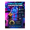 Joystick Neon Dekoratif Masa Lambası Ampul Şeklinde Yeni Nesil Aydınlatma Oyuncular İçin