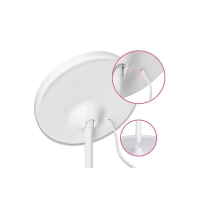 Dokunmatik Led Işıklı Usb Li Yuvarlak Masa Üstü Makyaj Aynası Makyaj Aynası Ledli