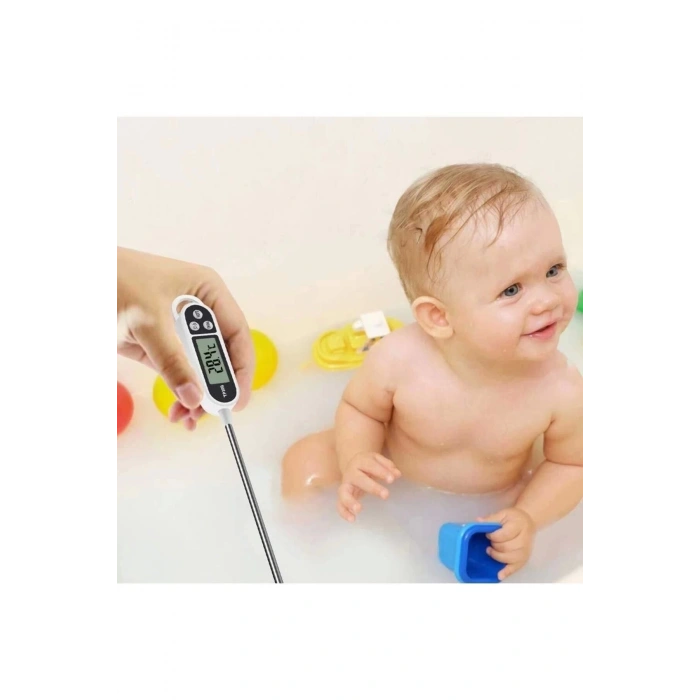 Çubuk Termometre Sıvı Gıda Et Su Yiyecek Sıcaklık Ölçer Mutfak Tp300