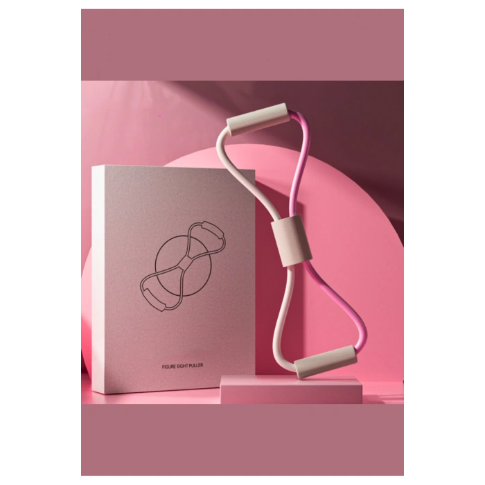 Fitness Pilates Direnç Lastiği Kalça Vücut Şekillendirici Yoga Squat Direnç Bandı Evde Spor