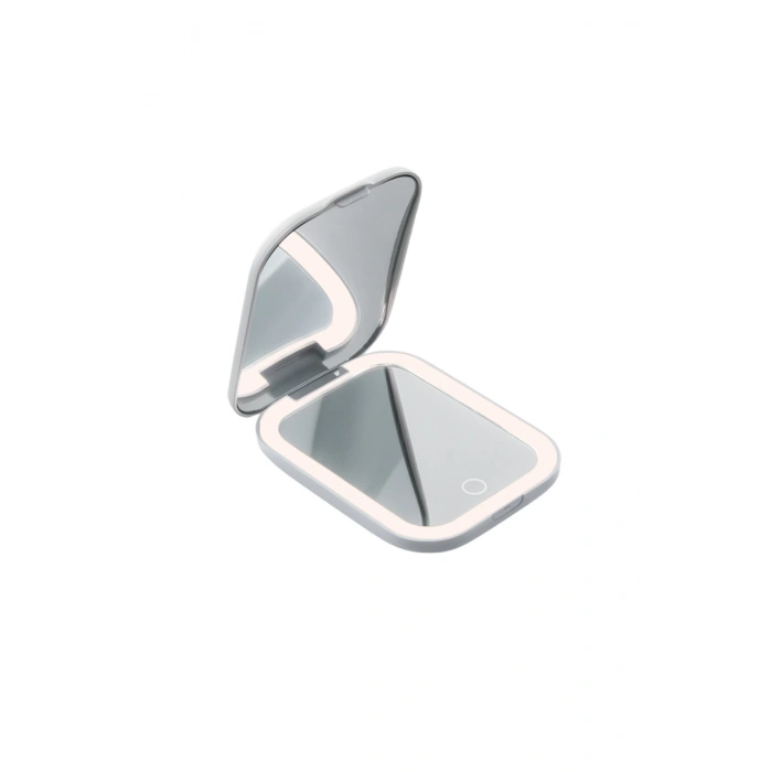 Beauty Pro Dokunmatik LED Işıklı Katlanabilen Makyaj Aynası-Şarj Edilebilir Uzun Kullanım Ömrü