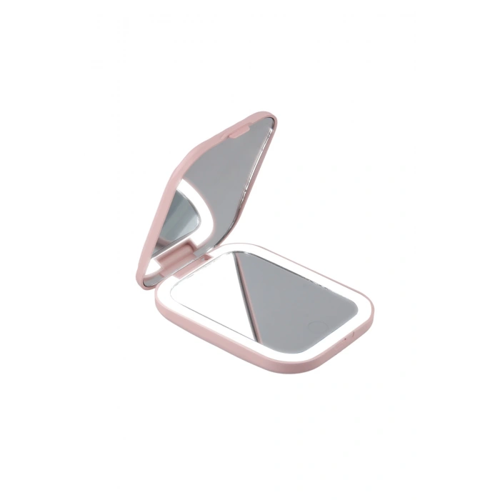 Beauty Pro Dokunmatik LED Işıklı Katlanabilen Makyaj Aynası-Şarj Edilebilir Uzun Kullanım Ömrü