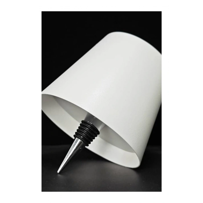 Kablosuz Şişe Lambası - Şarjlı Abajur Masa Işığı Dokunmatik Şişe İçin LED BEYAZ