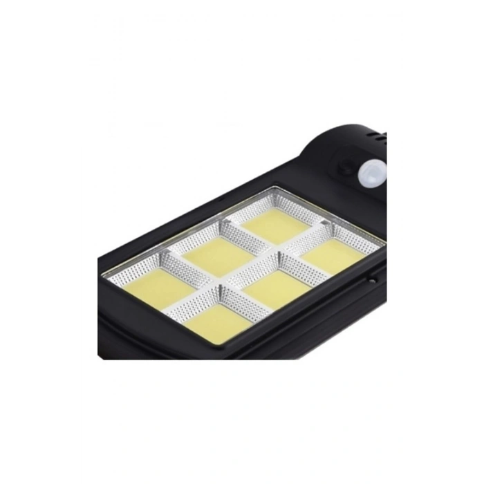 Hareket Sensörlü 3 Modlu Cob Led Solar Güneş Enerjili Sokak Lambası Bahçe Aydınlatması