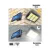 2 Adet 120 Cob Led Solar Panel Güneş Enerjili 3 Mod Duvar Lambası Bahçe