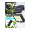 2 Adet 120 Cob Led Solar Panel Güneş Enerjili 3 Mod Duvar Lambası Bahçe