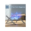Alüminyum Katlanır Fanlı 6 Kademeli Laptop Macbook Uyumlu Notebook Yükseltici Tutucu Stand
