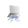 Alüminyum Katlanır Fanlı 6 Kademeli Laptop Macbook Uyumlu Notebook Yükseltici Tutucu Stand