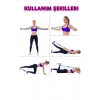 Pilates Direnç Lastiği Kalça Vücut Şekillendirici Yoga Kelebek Direnç Bandı Evde Spor