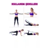 Fitness Pilates Direnç Lastiği Kalça Vücut Şekillendirici Yoga Squat Direnç Bandı Evde Spor