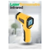 Lazer Odaklı Kızılötesi -50/+600°C Endüstriyel Katı-Sıvı Sıcaklık Ölçer İnfrared Termometre