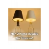 Kablosuz Şişe Lambası - Şarjlı Abajur Masa Işığı Dokunmatik Şişe İçin LED BEYAZ
