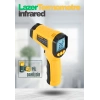 Lazer Odaklı Kızılötesi -50/+600°C Endüstriyel Katı-Sıvı Sıcaklık Ölçer İnfrared Termometre