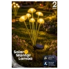 2 ADET Dekoratif Mantar Görünümlü 6lı SOLAR LED Lamba Güneş Enerjilli Su Geçirmez Bahçe Aydınlatma