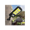 Hareket Sensörlü 3 Modlu Cob Led Solar Güneş Enerjili Sokak Lambası Bahçe Aydınlatması