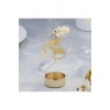 Dekoratif Isı ile Dönen Mumluk Gold Metal Ev Dekoru Atlı Karınca Hediyelik Şık Tasarım