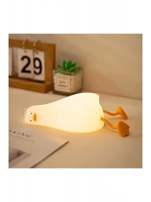 Çocuk Bebek Odası Gece Lambası Led Rgb Işıklı Sevimli Figürlü Renk Değiştiren Dokunmatik Silikon Pet