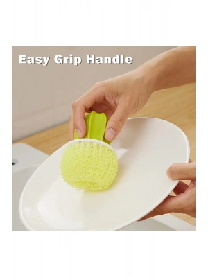 Kaktüs Fırça Dayanıklı Bulaşık Fırçalası