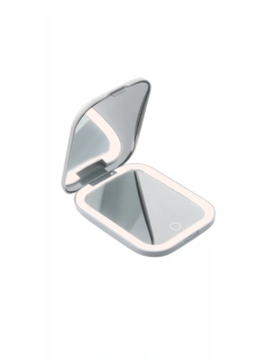 Beauty Pro Dokunmatik LED Işıklı Katlanabilen Makyaj Aynası-Şarj Edilebilir Uzun Kullanım Ömrü