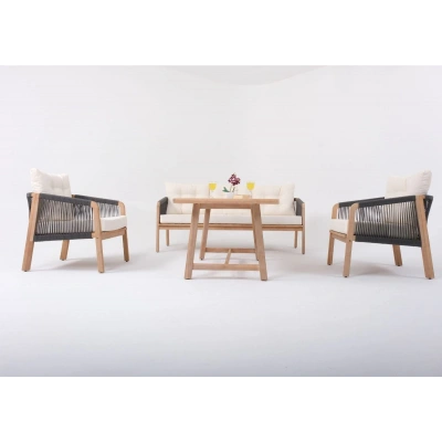 Adora Üçlü Takım Koyu Gri