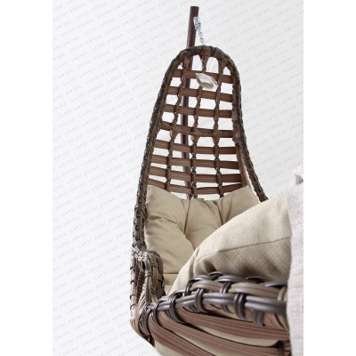 Capri Swing Bodrum Tekli Rattan Bahçe Ve Balkon Salıncağı