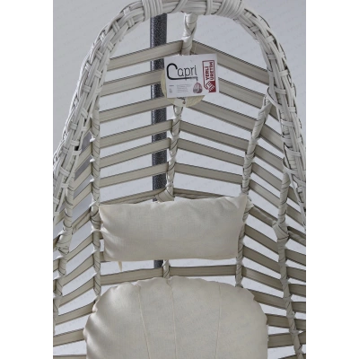 Capri Swing Datça Tekli Rattan Bahçe Ve Balkon Salıncağı