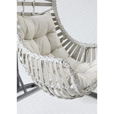 Capri Swing Datça Tekli Rattan Bahçe Ve Balkon Salıncağı