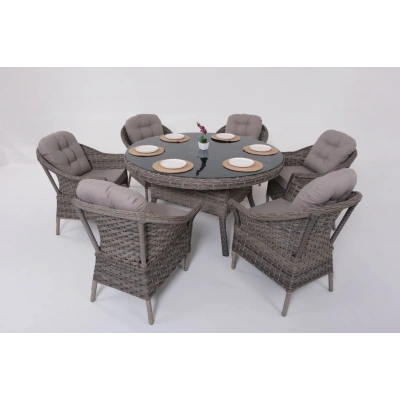 Nova 140 Çap Masalı Mobilya Takımı