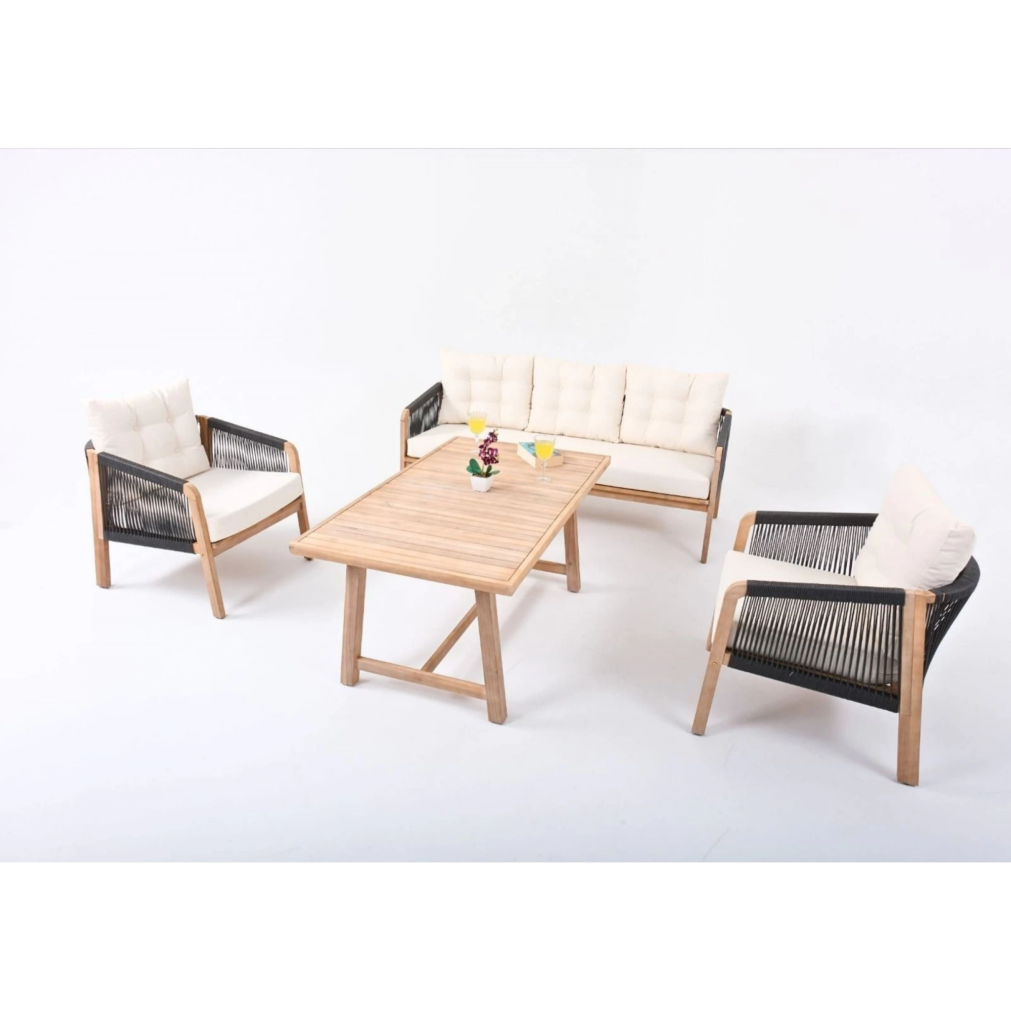 Adora Üçlü Takım Koyu Gri