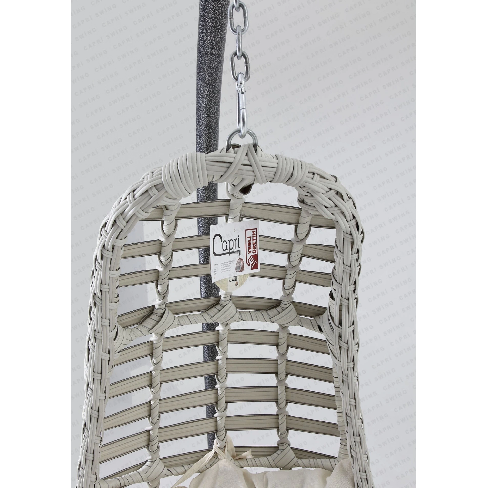 Capri Swing Datça Tekli Rattan Bahçe Ve Balkon Salıncağı