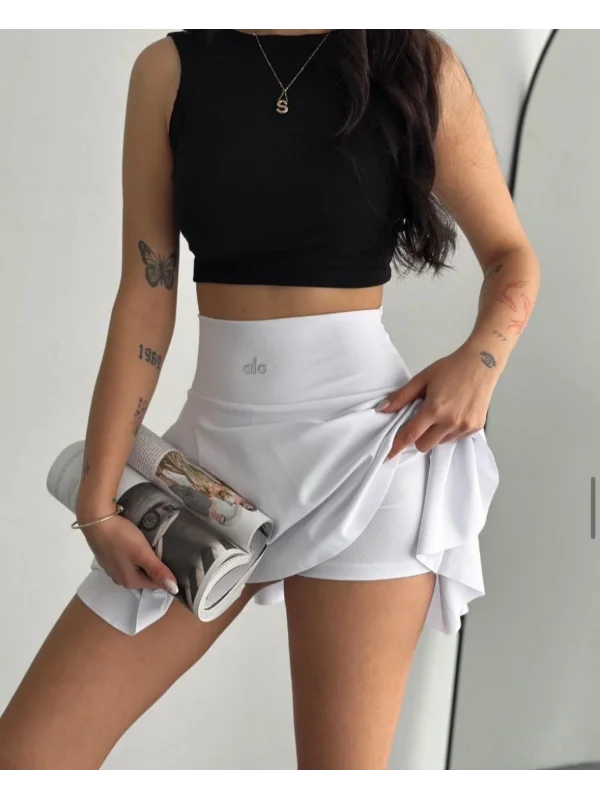 AO Marka Muadil Flared Yüksek Bel Şort Etek