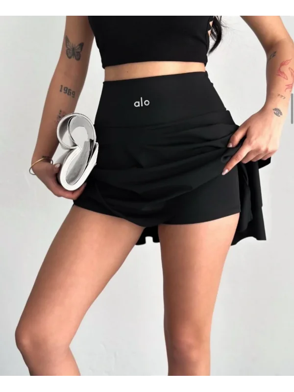 AO Marka Muadil Flared Yüksek Bel Şort Etek