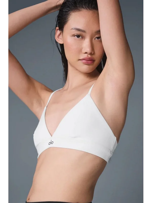 Dikişsiz Fit Sporcu Sütyeni Destekli Crop Spor Üst