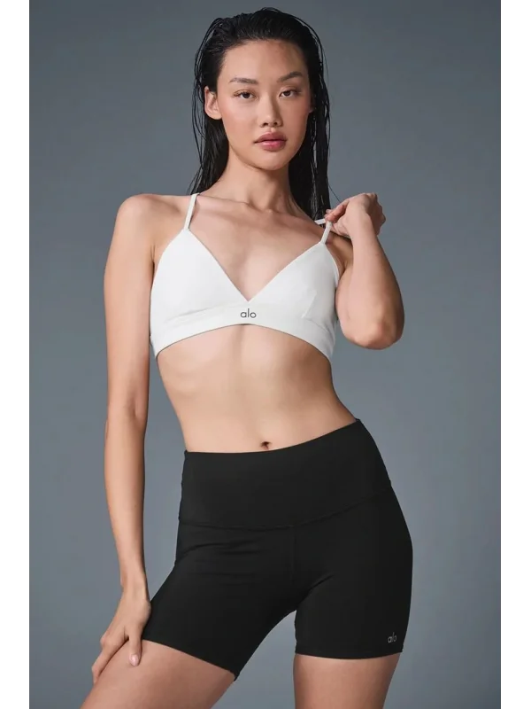 Dikişsiz Fit Sporcu Sütyeni Destekli Crop Spor Üst