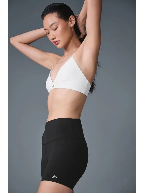 Dikişsiz Fit Sporcu Sütyeni Destekli Crop Spor Üst