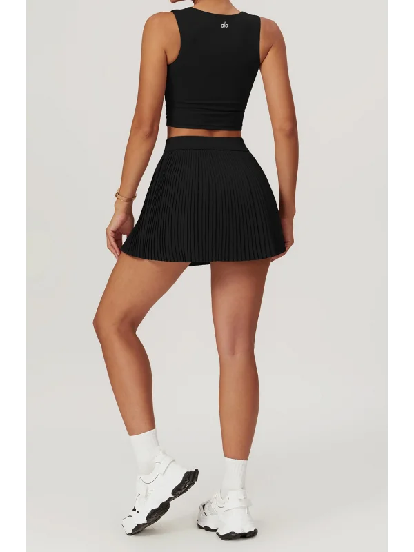 Kadın Pileli Şortlu Etek