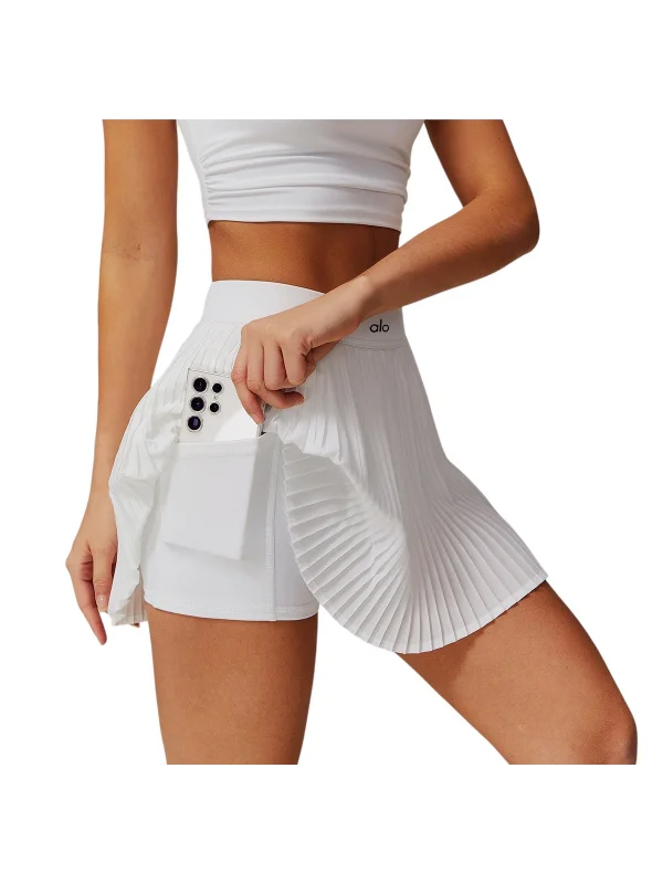 Kadın Pileli Şortlu Etek