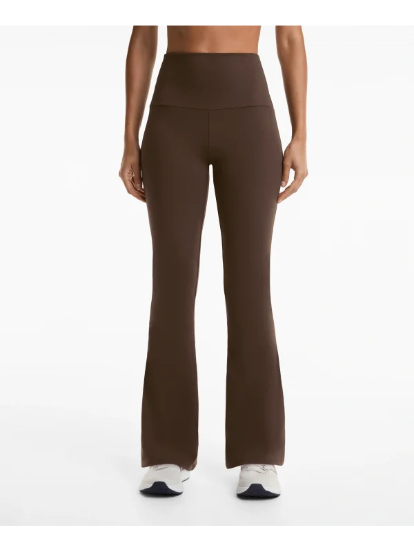 İspanyol Paça Tayt Pantolon Likralı Esnek Koşu Pantolonu