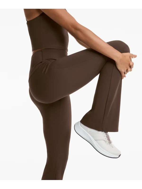 İspanyol Paça Tayt Pantolon Likralı Esnek Koşu Pantolonu