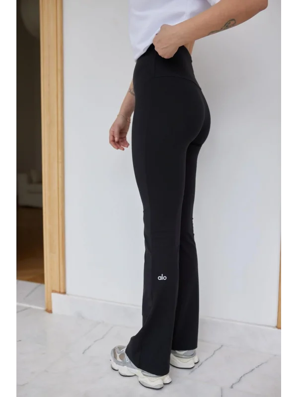 İspanyol Paça Tayt Pantolon Likralı Esnek Koşu Pantolonu