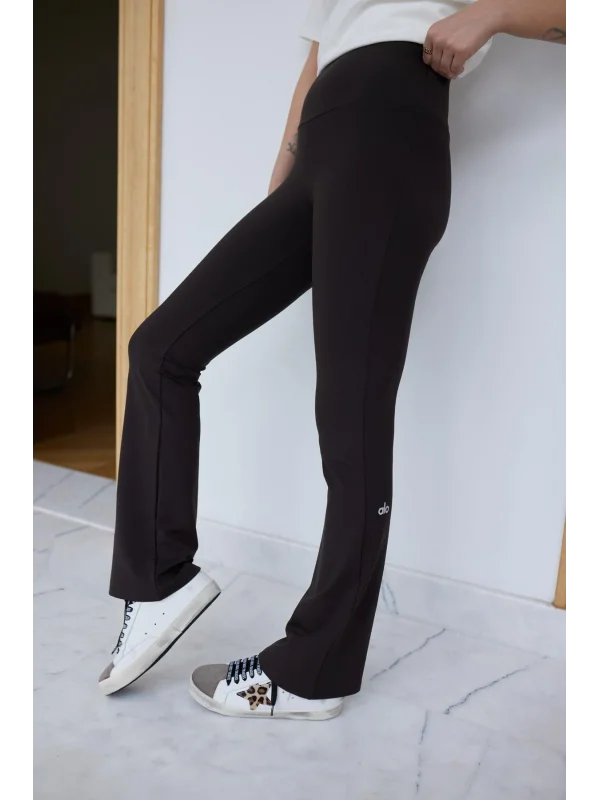 İspanyol Paça Tayt Pantolon Likralı Esnek Koşu Pantolonu