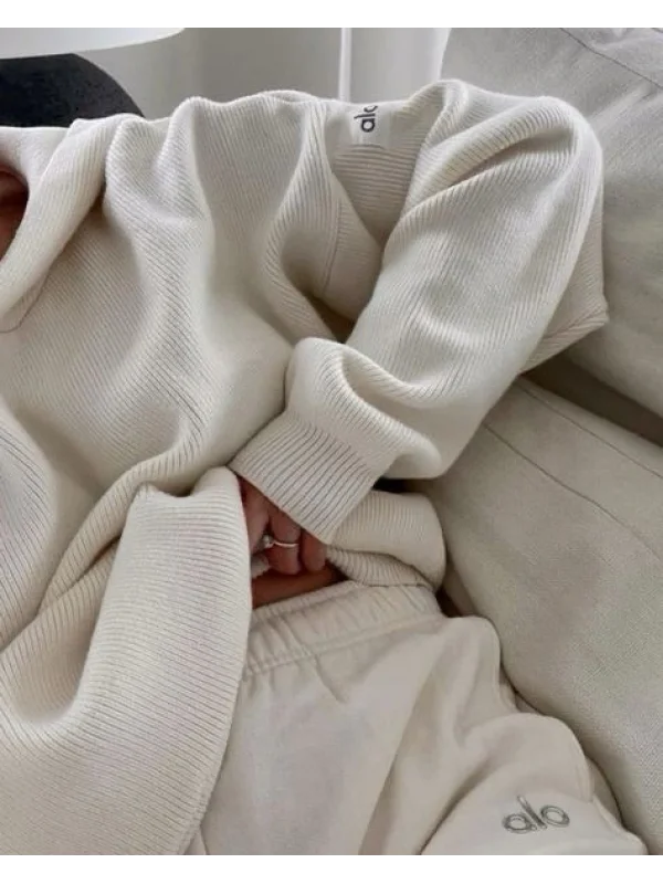 Ao Baskılı Modal Lastikli Yazı Baskılı Bol Paça Eşofman Altı Pantolon